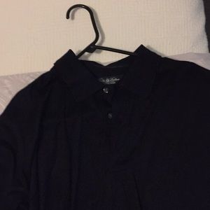 Black L short sleeve  brooks brothers golf shirt